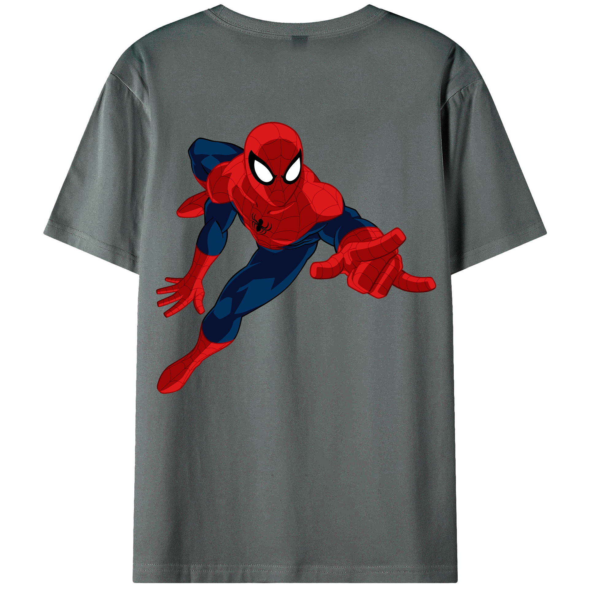 （画像用） アベンジャーズ The Avengers 綿100％ メンズ半袖Tシャツ（バックプリント） 通気性